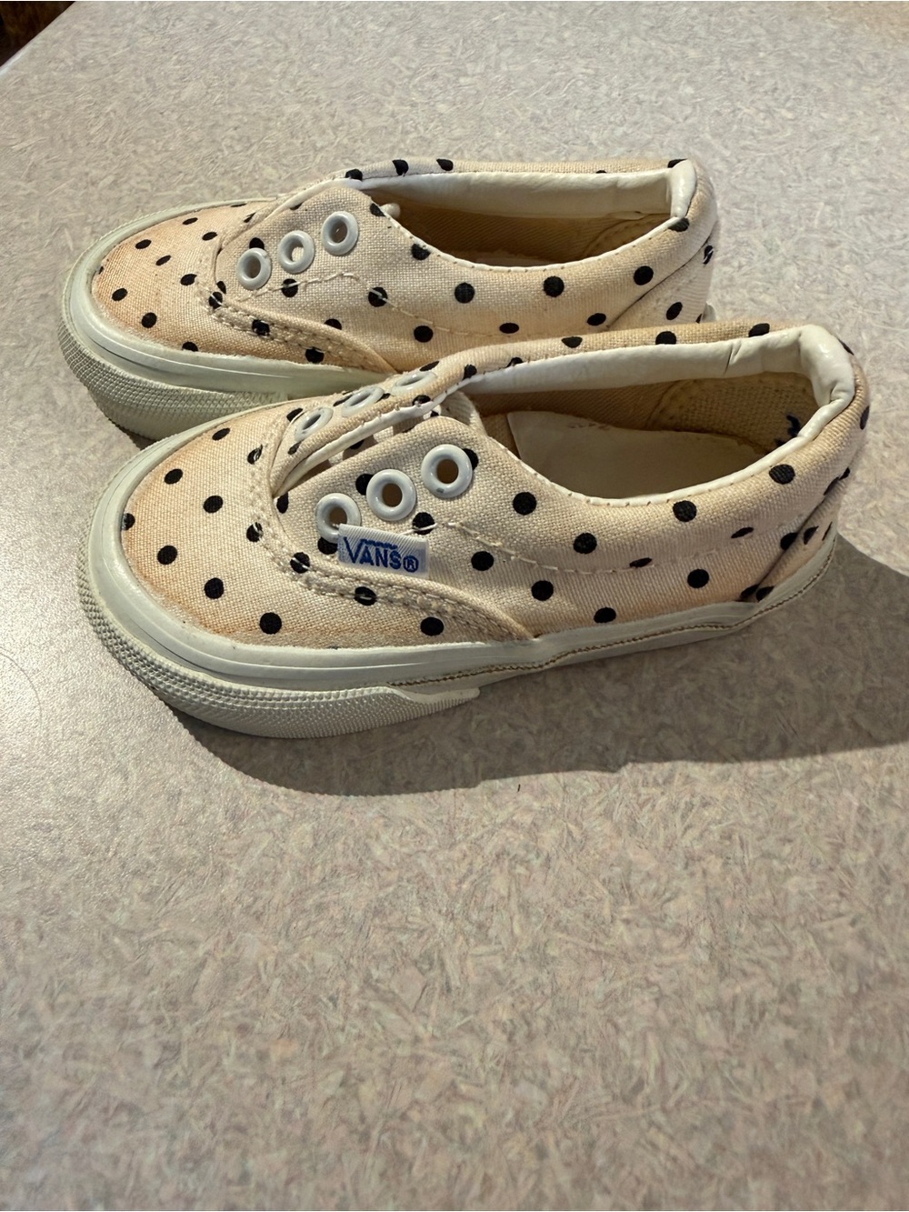 Toddler girls Vans polka dots